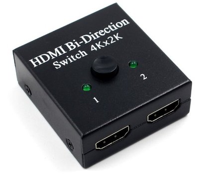 Перехідник відео HDMI 2x1 (Switch) Lucom (62.09.8098) Selector 4K@60Hz Bidirectional 62.09.8098 фото