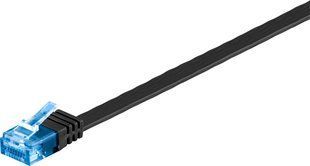 Патч-корд RJ45 UTP6a 10.0m Goobay (75.09.6367) patch AWG30 Flat OD 1.5x6.0mm Cu 75.09.6367 фото