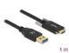 Кабель пристроїв USB Type-C-3.0A M/M 1.0m Delock (70.08.3718) (USB3.2 Gen2) Host-USB-A Screw