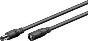 Кабель живлення-подовжувач Jack DC M/F 5.0m Goobay (75.07.6671) 5.5x2.1mm AWG20 120W 5A Cu 75.07.6671 фото