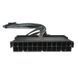 Кабель живлення-подовжувач ATX 24p M/F 0.3m Lucom(62.09.8304) v2.2 AWG18 copper