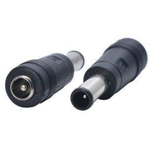 Перехідник живлення Jack DC M/F Lucom (62.09.8540) 6.3x4.0mm до 5.5x2.1mm адаптер 62.09.8540 фото