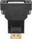Перехідник відео DisplayPort-DVI M/F (DVI-екран) Goobay (75.03.9899) v1.1 1080p адаптер 24+5 Gold