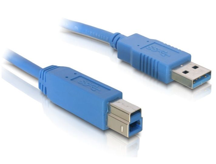 Кабель принтера USB3.0 A-B M/M 1.8m Delock (70.08.2434) AWG24+28 D=5.5mm Cu 70.08.2434 фото