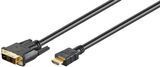 Кабель монітора-адаптер HDMI-DVI M/M 2.0m Gutbay (78.01.2826) 18+1 D=6.0mm Cu Gold 78.01.2826 фото