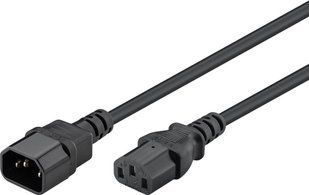 Кабель живлення пристроїв IEC(C13)-(C14) 1.0m Gutbay (78.01.2900) жила 0.75mm D=6.5mm Cu 78.01.2900 фото