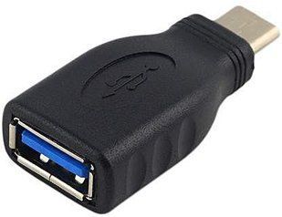 Перехідник обладнання USB Type-C-3.0A M/F Lucom (78.01.9008) (USB3.0) адаптер OTG Black 78.01.9008 фото