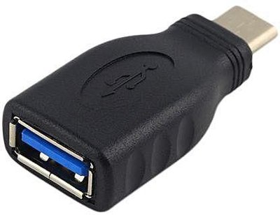 Перехідник обладнання USB Type-C-3.0A M/F Lucom (78.01.9008) (USB3.0) адаптер OTG Black 78.01.9008 фото
