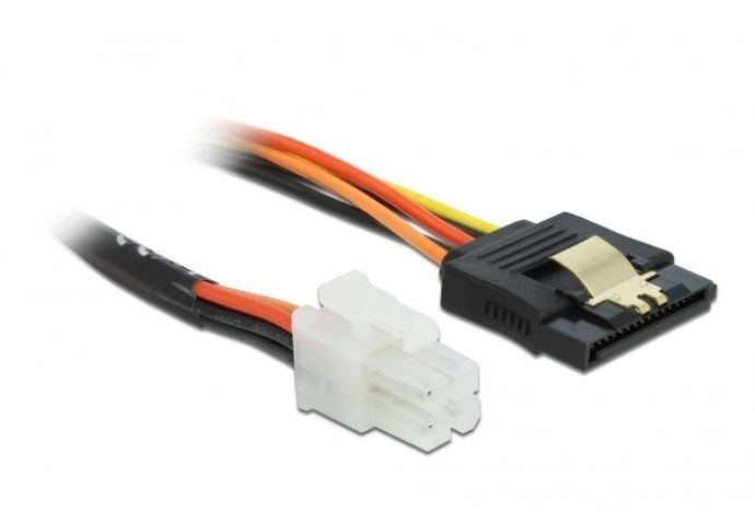Кабель живлення внутрішній ATX(EPS) 4p-SATA 15p Delock(70.08.5519) M/M P4 0.20m Lenovo