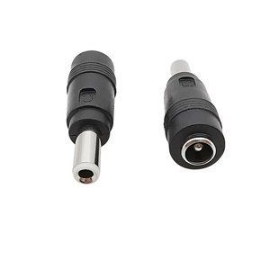 Перехідник живлення Jack DC M/F Lucom (62.09.8538) 5.5x2.5mm до 5.5x2.1mm адаптер 62.09.8538 фото