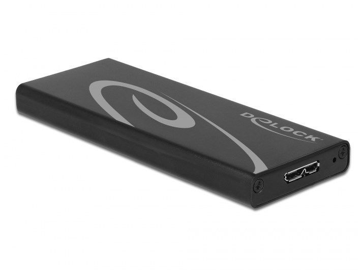 Корпус накопичувача USB3.0 microB-M.2 Delock (70.04.2570) 2.5 кишеня SSD