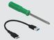Корпус накопичувача USB3.0 microB-M.2 Delock (70.04.2570) 2.5 кишеня SSD