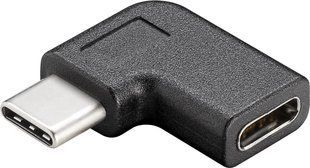 Перехідник обладнання USB Type-C M/F (адаптер) Goobay (75.04.5402) (USB3.0) 90&deg;вбік 5Gbps 75.04.5402 фото