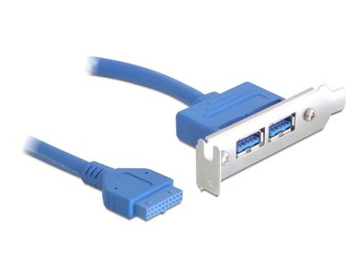 Планка корпусна USB3.0 A-Pinheader Delock (70.08.2976) x2 0.40m планка LowProfile 19p 70.08.2976 фото