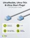 Патч-корд RJ45 UTP6a 0.15m Goobay (75.07.4219) patch Slim Ultra Flexi PoE+ Cu 75.07.4219 фото 5