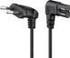 Кабель живлення пристроїв IEC(EuroPlug)-(C7)Euro8 M/M 5.0m Goobay (75.09.7355) 90&deg;вниз/90&deg;вбік 2x0.75mm 75.09.7355 фото 2
