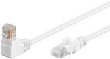 Патч-корд RJ45 UTP5e 3.0m Goobay (75.09.4165) patch AWG26 1x90&deg; D=4.9mm Gold 75.09.4165 фото