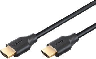 Кабель монітора-сигнальний HDMI M/M 2.0m Goobay (75.08.0094) v2.2 16K@60Hz Dynamic HDR 75.08.0094 фото