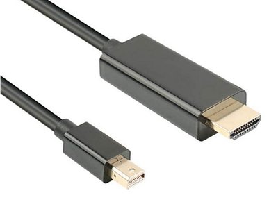 Кабель монітора-адаптер DisplayPort mini-HDMI M/M (HDMIекран) 2.0m Gutbay (78.01.2831) v1.1 1080p D=5.0mm Gold 78.01.2831 фото
