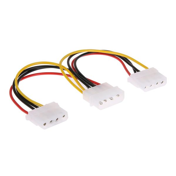 Кабель живлення внутрішній MoleX 1x2 M/F (Splitter) Lucom(62.09.8003) 0.20m 4pin Y-form 62.09.8003 фото