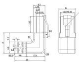 Патч-корд RJ45 UTP5e 5.0m Goobay (75.09.4166) patch AWG26 1x90&deg; D=4.9mm Gold 75.09.4166 фото