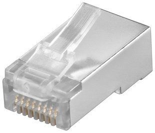 Роз'єм RJ45 STP5e-конектор Goobay (75.01.5016) AWG24-26 Gold 8P8C 100MHz 75.01.5016 фото