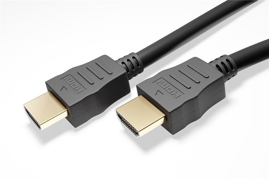 Кабель монітора-сигнальний HDMI M/M 1.0m Lucom (84.00.7177) v2.0 4K@60Hz D=6.0mm Cu 84.00.7177 фото