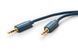 Кабель аудіо-сигнальний Jack 3.5mm 3pin M/M 1.5m ClickTronic (75.07.0477) Casual 2xShield D=3.9mm AUX AW27 75.07.0477 фото 1