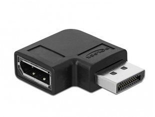 Перехідник відео DisplayPort M/F (адаптер) Delock (70.06.6297) v1.4 8K@60Hz 90&deg;вправо HDR 20pin