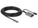 Кабель пристроїв-подовжувач USB Type-C M/F (Active) 5.0m Delock (70.08.5392) (USB3.0) AWG22+28 D=4.6mm