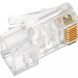 Роз'єм RJ45 UTP5e-конектор Lucom (62.09.8504) 8P8C обжимний прохідний AWG26-24 62.09.8504 фото 1