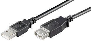 Кабель пристроїв-подовжувач USB2.0 A M/F 0.3m Goobay (75.06.8622) AWG26+28 2xShielded Cu 75.06.8622 фото