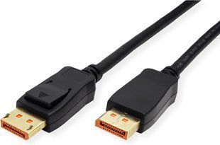 Кабель монітора-сигнальний DisplayPort M/M 2.0m Lucom (84.00.7145) v2.1 16K@60Hz 80Gbps Gold 84.00.7145 фото