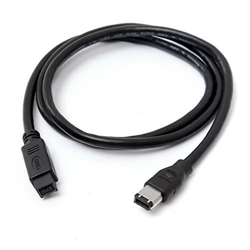 Кабель відео-сигнальний FireWire 9p-6p M/M 2.0m Lucom (62.09.8419) AWG24+28 D=6.0mm 400Mbps 62.09.8419 фото