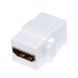Перехідник відео HDMI F/F (Keystone) Lucom (62.09.8133) адаптер v2.0 4K@60Hz прямий 62.09.8133 фото 1