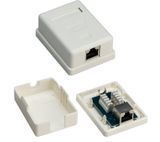 Розетка мережева RJ45 STP6 (розетка) Goobay (75.07.7634) зовнішня LSA Punch down AWG22-24 75.07.7634 фото