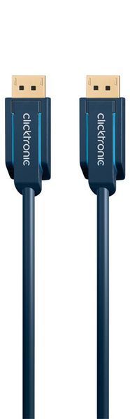 Кабель монітора-сигнальний DisplayPort M/M 5.0m ClickTronic (75.07.0713) Casual 4K@60Hz 19p D=6.0mm 112xW 75.07.0713 фото