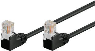Патч-корд RJ45 UTP5e 0.25m Lucom (84.00.7208) patch AWG26 2x90&deg; D=4.9mm Gold 84.00.7208 фото