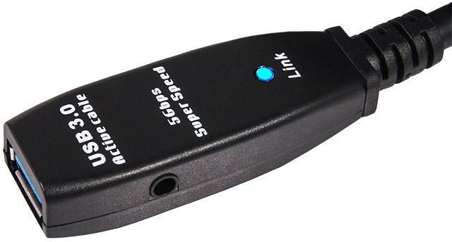 Кабель пристроїв-подовжувач USB3.0 A M/F (Active) 5.0m Gutbay (78.01.2837) AWG22+28 D=6.0mm (каскад 2x) 78.01.2837 фото