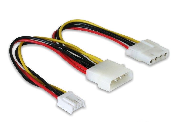 Кабель живлення внутрішній MoleX-FDDpower M/F Delock(70.08.2111) + Molex/F 0.205m 70.08.2111 фото