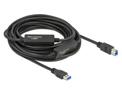 Кабель принтера USB3.0 A-B M/M 10.0m Delock (70.08.5380) Active v3.2Gen1 AWG24+28 D=5.5mm 70.08.5380 фото