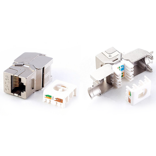 Роз'єм RJ45 STP6a-конектор Lucom (62.09.8116) /F Keystone AWG22-26 LSA PoE+