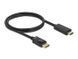 Кабель монітора-адаптер DisplayPort-HDMI M/M (HDMIекран) 1.0m Delock (70.08.2586) 1080p DP++ 3xShielded Pas 70.08.2586 фото 2