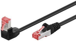 Патч-корд RJ45 SFTP6 0.5m Goobay (75.05.1542) patch AWG28 1x90&deg; PoE/PoE+ LSOH 75.05.1542 фото