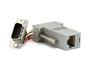 Перехідник обладнання COM(DB9) RS232-RJ45 UTP5e F/F Lucom (62.09.8498) Assemble Kit (RS232 over TP) 62.09.8498 фото