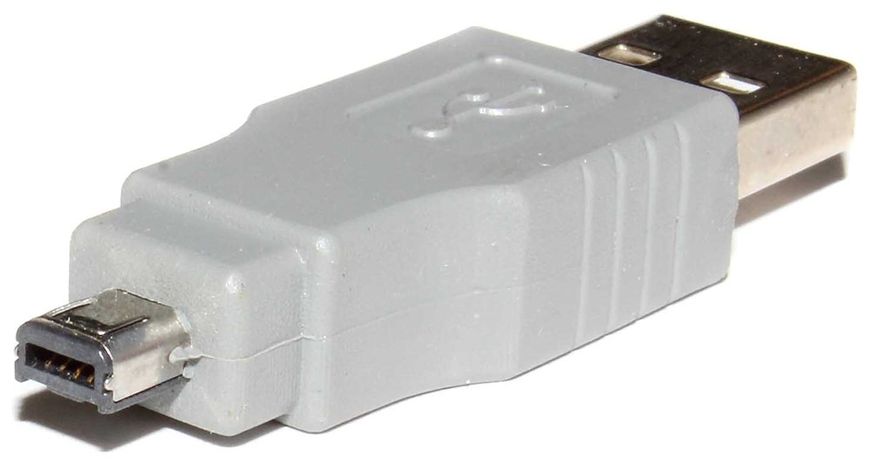 Перехідник обладнання USB2.0 A-mini 4p M/M Roline (12.03.2985) адаптер HiRose S=3.1x5.3mm 12.03.2985 фото