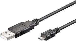 Кабель пристроїв USB2.0 A-microB M/M 1.0m Goobay (75.07.2227) Fast charging max 3A Cu 75.07.2227 фото