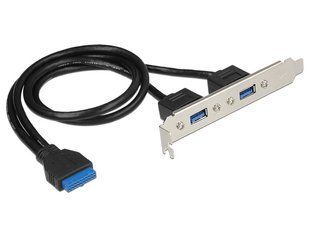 Планка корпусна USB3.0 A-Pinheader Delock (70.08.4836) x2 0.50m планка 19pin