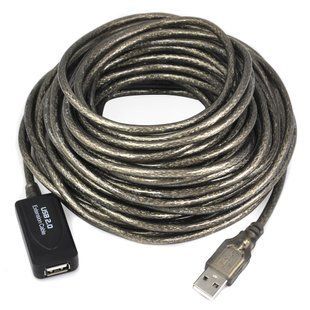 Подовжувач пристроїв USB2.0 A M/F (Active) 15.0m Gutbay (78.01.2885) D=5.0mm AWG24+28 Cu 78.01.2885 фото
