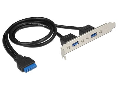 Планка корпусна USB3.0 A-Pinheader Delock (70.08.4836) x2 0.50m планка 19pin 70.08.4836 фото